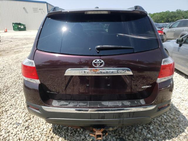 5TDDK3EH0CS169951 - 2012 TOYOTA HIGHLANDER LIMITED PURPLE photo 6