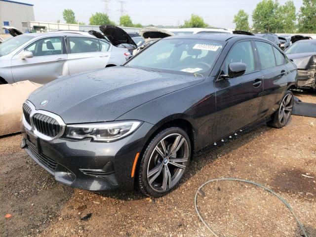 3MW5R7J01N8C50389 - 2022 BMW 330XI შავი ფოტო 1