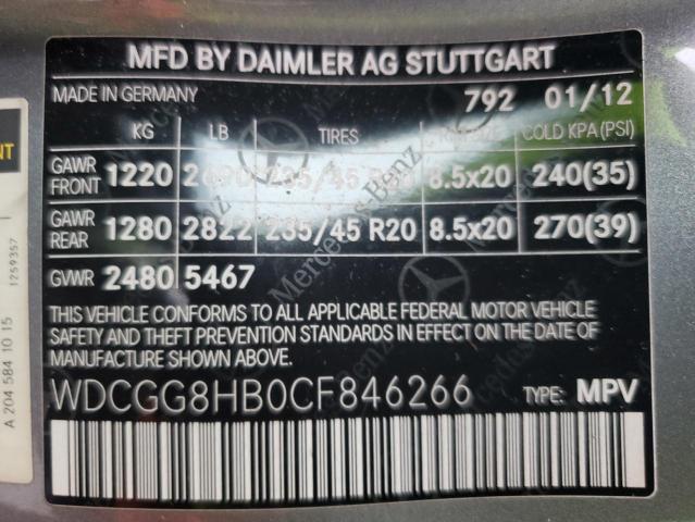 WDCGG8HB0CF846266 - 2012 MERCEDES-BENZ GLK 350 4MATIC GRAY photo 13