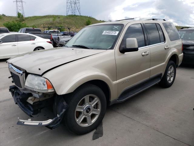 5LMEU88H64ZJ48747 - 2004 LINCOLN AVIATOR 金色 照片 1