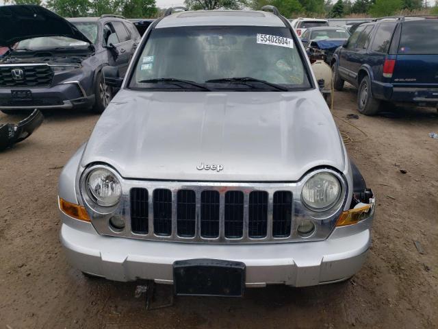 1J4GL58K65W524048 - 2005 JEEP LIBERTY LIMITED SILVER photo 5