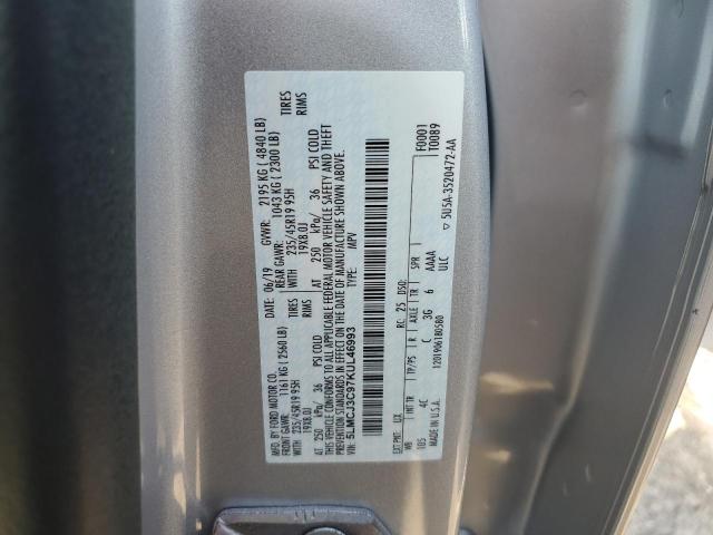 5LMCJ3C97KUL46993 - 2019 LINCOLN MKC RESERVE ვერცხლისფერი ფოტო 13