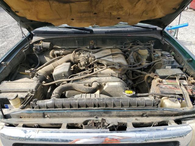 4TASN92N5YZ590240 - 2000 TOYOTA TACOMA XTRACAB PRERUNNER მწვანე ფოტო 11