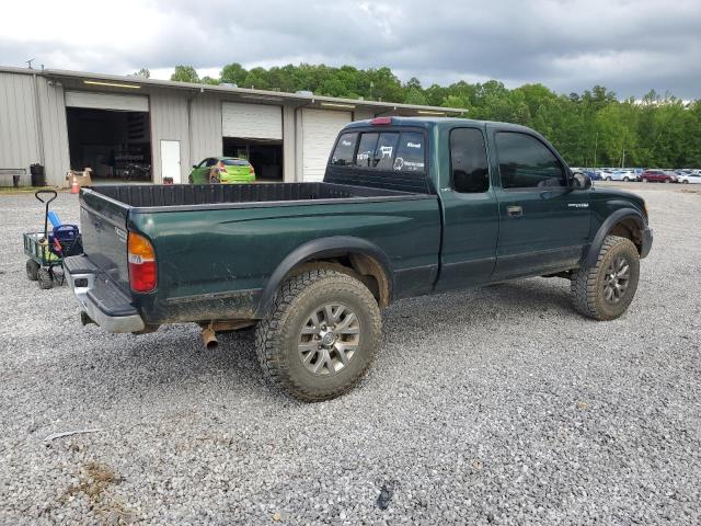 4TASN92N5YZ590240 - 2000 TOYOTA TACOMA XTRACAB PRERUNNER მწვანე ფოტო 3