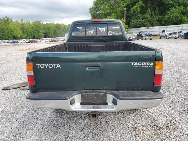 4TASN92N5YZ590240 - 2000 TOYOTA TACOMA XTRACAB PRERUNNER მწვანე ფოტო 6