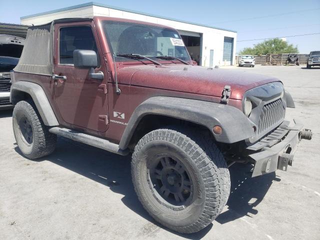 1J4FA241X7L139139 - 2007 JEEP WRANGLER X MAROON photo 4