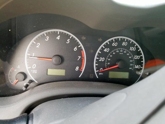 1NXBU40E09Z137487 - 2009 TOYOTA COROLLA BASE  照片 8