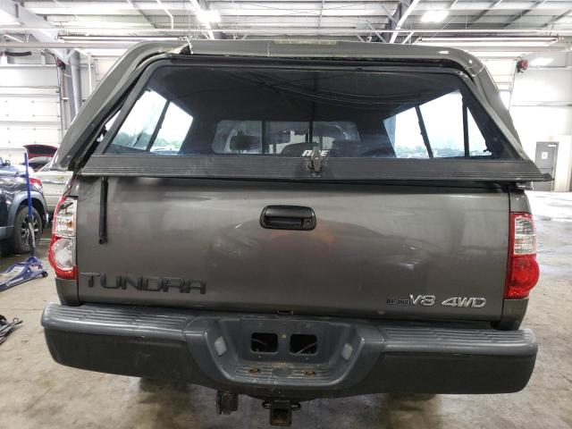 5TBBT44176S476626 - 2006 TOYOTA TUNDRA ACCESS CAB SR5 GRAY photo 6