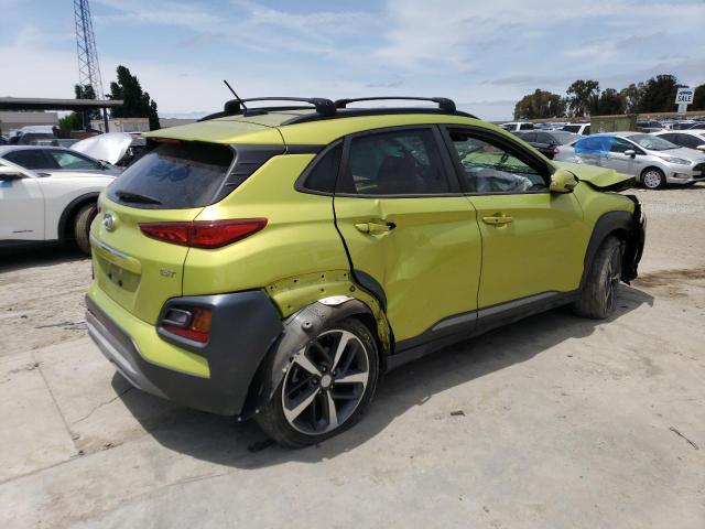 KM8K53A52JU172431 - 2018 HYUNDAI KONA ULTIMATE YELLOW photo 3