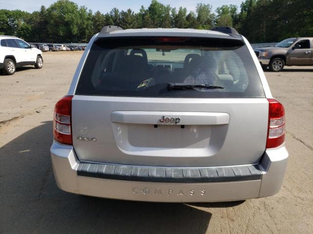 1J8FF47W77D413586 - 2007 JEEP COMPASS SILVER photo 6