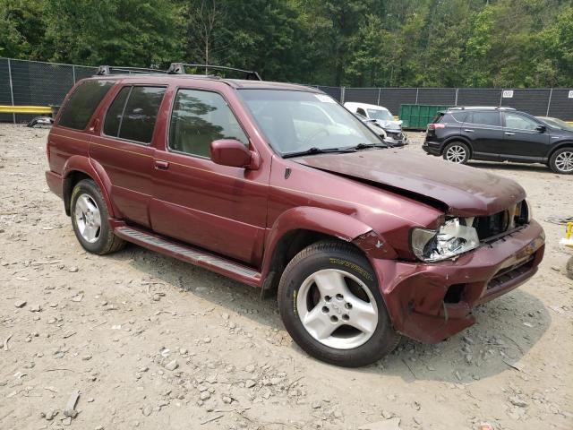 JNRDR07Y91W102401 - 2001 INFINITI QX4 BURGUNDY photo 4