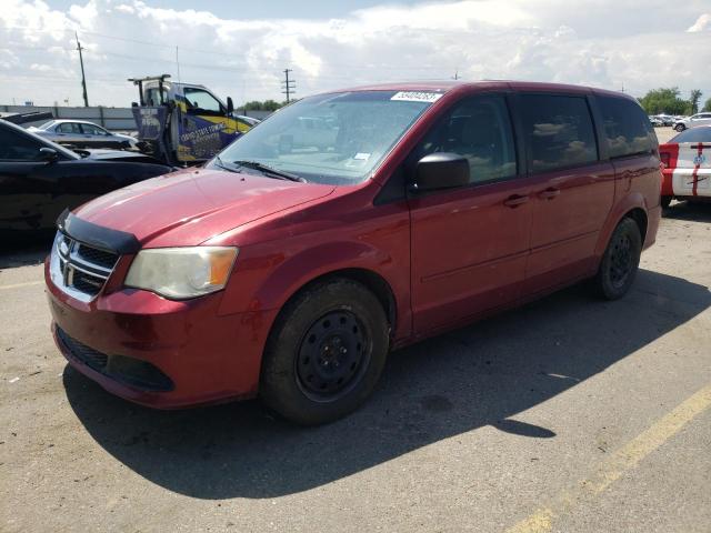 2C4RDGBG4ER196892 - 2014 DODGE GRAND CARA SE RED photo 1