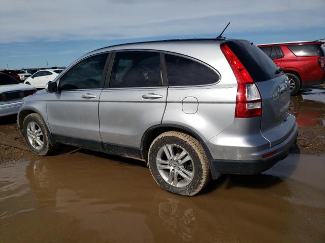 5J6RE4H77AL081218 - 2010 HONDA CR-V EXL GRAY photo 2