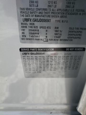 LRBFX1SA5JD008041 - 2018 BUICK ENVISION ESSENCE فضي صورة 13