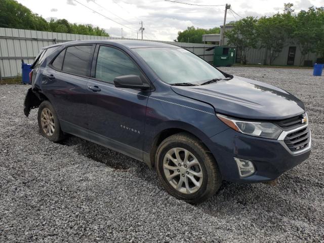 3GNAXHEVXKL242407 - 2019 CHEVROLET EQUINOX LS BLUE photo 4