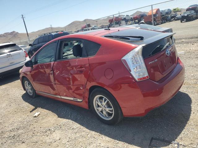 JTDKN3DU3B5321867 - 2011 TOYOTA PRIUS RED photo 2