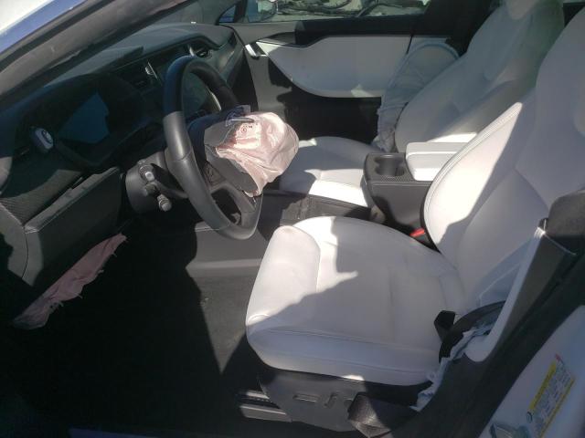 5YJSA1E48LF404418 - 2020 TESLA MODEL S Սպիտակ լուսանկար 7