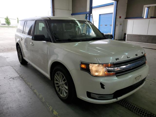 2FMHK6C8XEBD42722 - 2014 FORD FLEX SEL WHITE photo 4