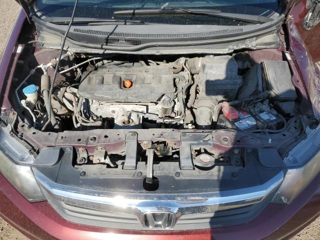 2HGFB2F97CH017157 - 2012 HONDA CIVIC EXL 栗色 照片 11