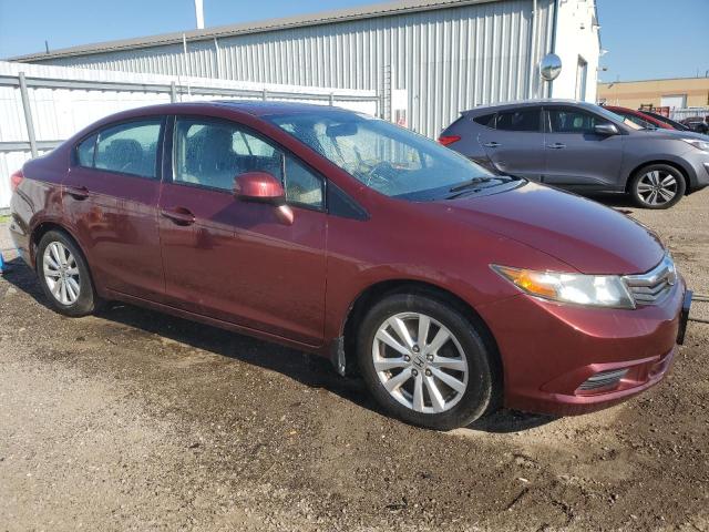 2HGFB2F97CH017157 - 2012 HONDA CIVIC EXL 栗色 照片 4