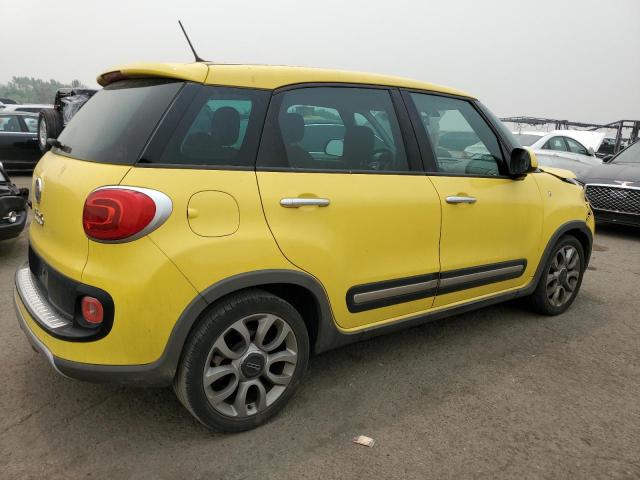 ZFBCFADH2EZ029605 - 2014 FIAT 500L TREKKING YELLOW photo 3