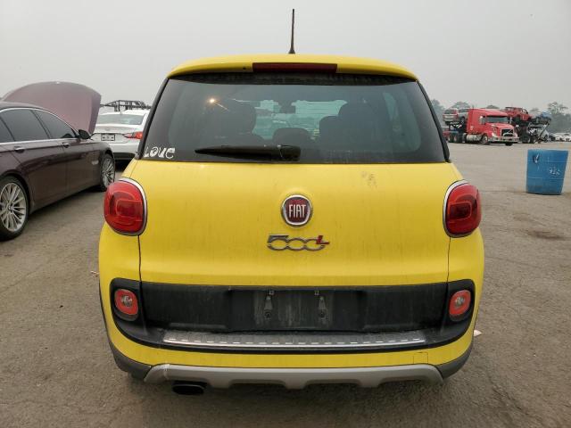 ZFBCFADH2EZ029605 - 2014 FIAT 500L TREKKING YELLOW photo 6