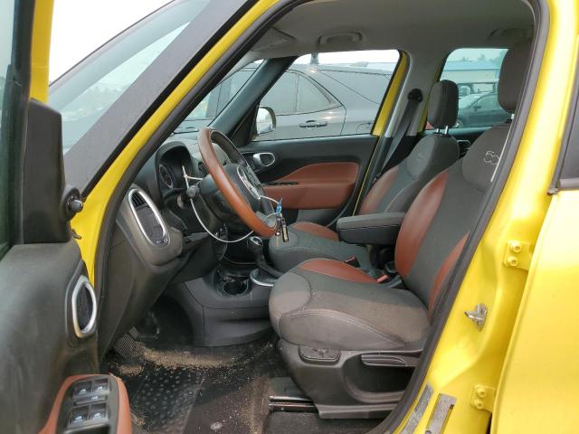 ZFBCFADH2EZ029605 - 2014 FIAT 500L TREKKING YELLOW photo 7