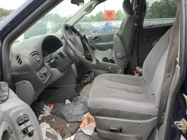 2A4GP54L26R627366 - 2006 CHRYSLER TOWN & COU TOURING Mavi foto 7