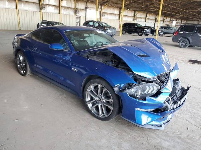 1FA6P8CF9J5123469 - 2018 FORD MUSTANG GT BLUE photo 4