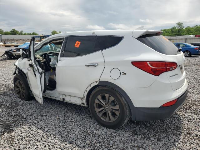 5XYZU3LB8DG062028 - 2013 HYUNDAI SANTA FE S WHITE photo 2