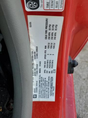 1GCCS148368275224 - 2006 CHEVROLET COLORADO RED photo 12