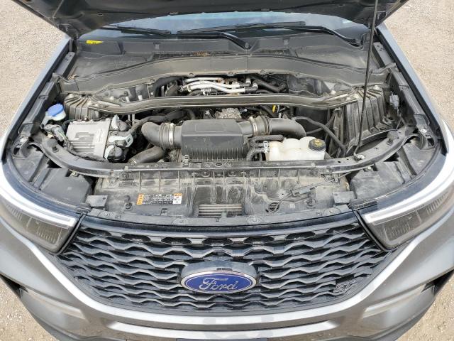 1FM5K8GC9MGA04975 - 2021 FORD EXPLORER ST CHARCOAL photo 12