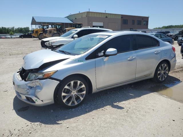 2HGFB6E52CH700583 - 2012 HONDA CIVIC SI SILVER photo 1