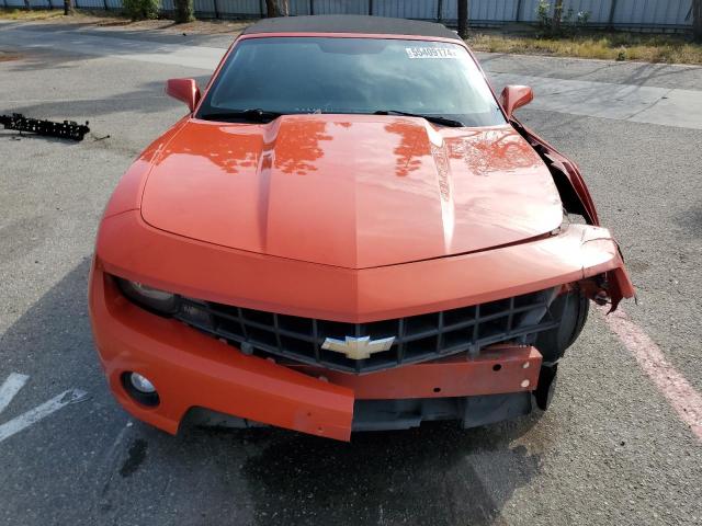 2G1FC3DD0B9204251 - 2011 CHEVROLET CAMARO LT ORANGE photo 5