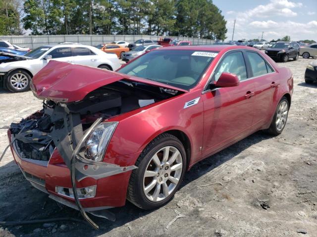 1G6DV57V980187206 - 2008 CADILLAC CTS HI FEATURE V6 RED photo 1