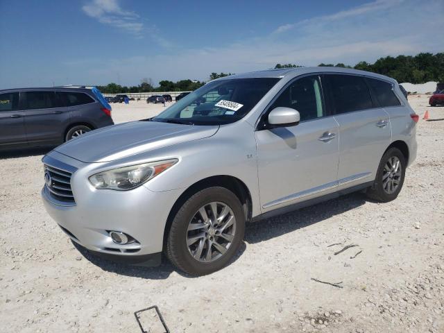 5N1AL0MM0EC528714 - 2014 INFINITI QX60 SILVER photo 1