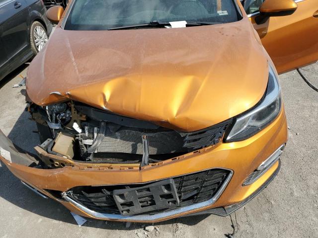 3G1BE6SM7HS539080 - 2017 CHEVROLET CRUZE LT ORANGE photo 11