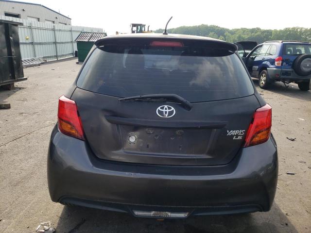 VNKKTUD35FA029709 - 2015 TOYOTA YARIS CHARCOAL photo 6