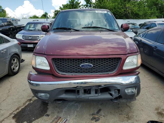 1FTRW08L93KA21104 - 2003 FORD F150 SUPERCREW MAROON photo 5