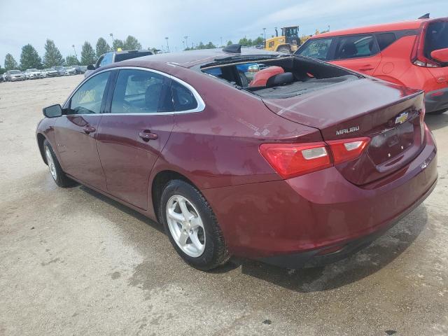 1G1ZB5ST8GF279879 - 2016 CHEVROLET MALIBU LS BURGUNDY photo 2