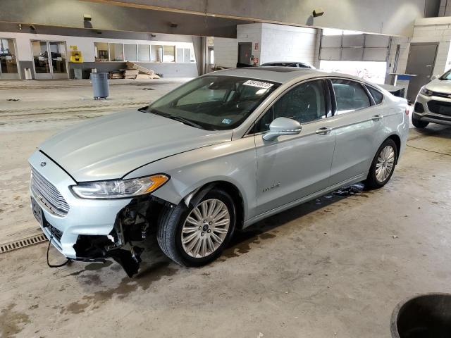 3FA6P0LU0ER308383 - 2014 FORD FUSION SE HYBRID BLUE photo 1