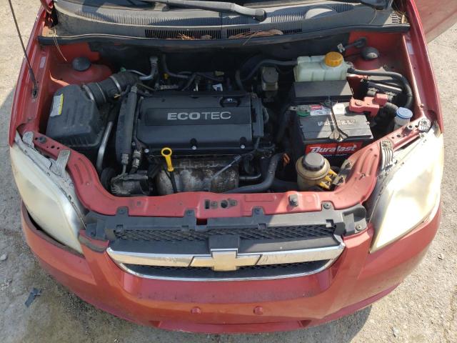 KL1TD5DE1AB050035 - 2010 CHEVROLET AVEO LS 红色 照片 11
