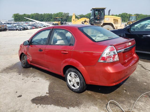 KL1TD5DE1AB050035 - 2010 CHEVROLET AVEO LS 红色 照片 2