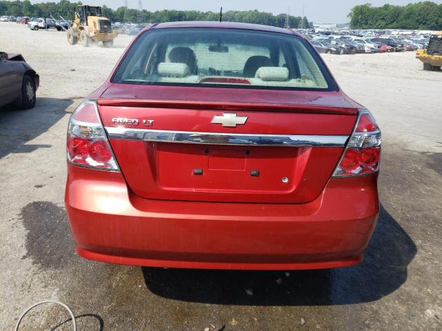 KL1TD5DE1AB050035 - 2010 CHEVROLET AVEO LS 红色 照片 6