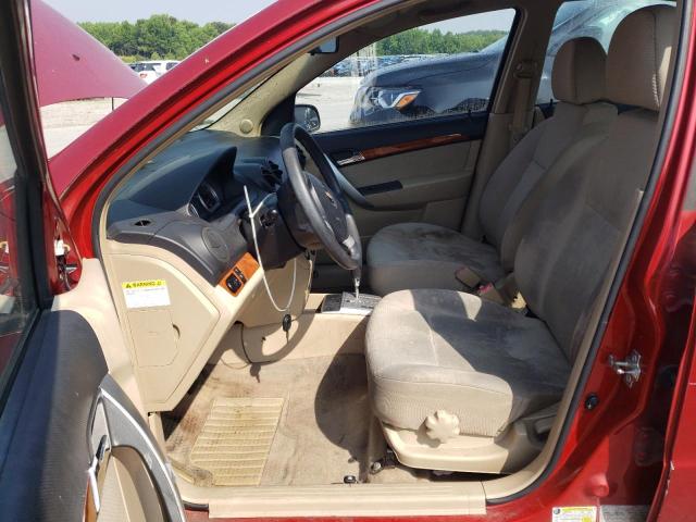 KL1TD5DE1AB050035 - 2010 CHEVROLET AVEO LS 红色 照片 7