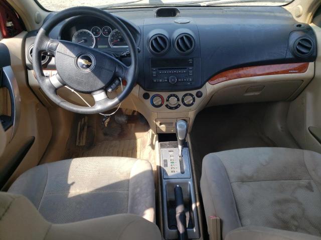 KL1TD5DE1AB050035 - 2010 CHEVROLET AVEO LS 红色 照片 8