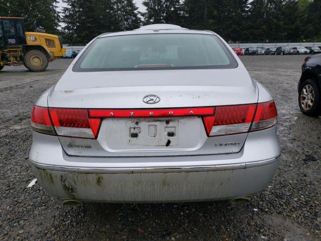 KMHFC46F57A240441 - 2007 HYUNDAI AZERA SE SILVER photo 6