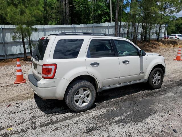 1FMCU49389KC56289 - 2009 FORD ESCAPE HYBRID WHITE photo 3