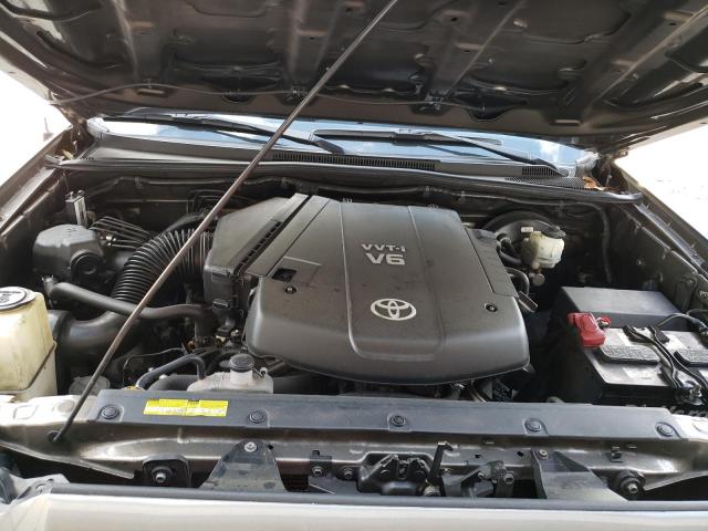 5TFJU4GN5EX053471 - 2014 TOYOTA TACOMA DOUBLE CAB PRERUNNER GRAY photo 11