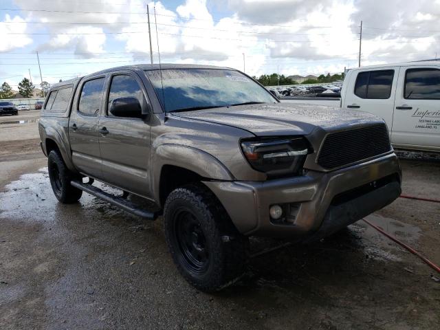 5TFJU4GN5EX053471 - 2014 TOYOTA TACOMA DOUBLE CAB PRERUNNER GRAY photo 4